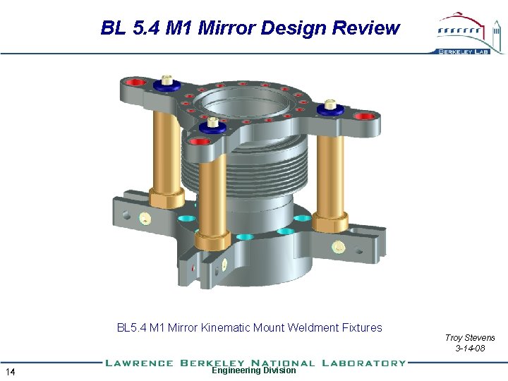 BL 5 4 M 1 Mirror Design Review