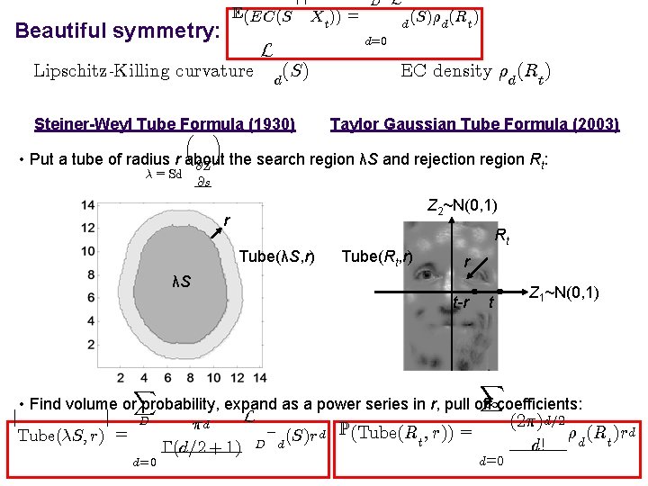 E(EC(S Beautiful symmetry: Lipschitz-Killing curvature L d  D Xt )) = L d
