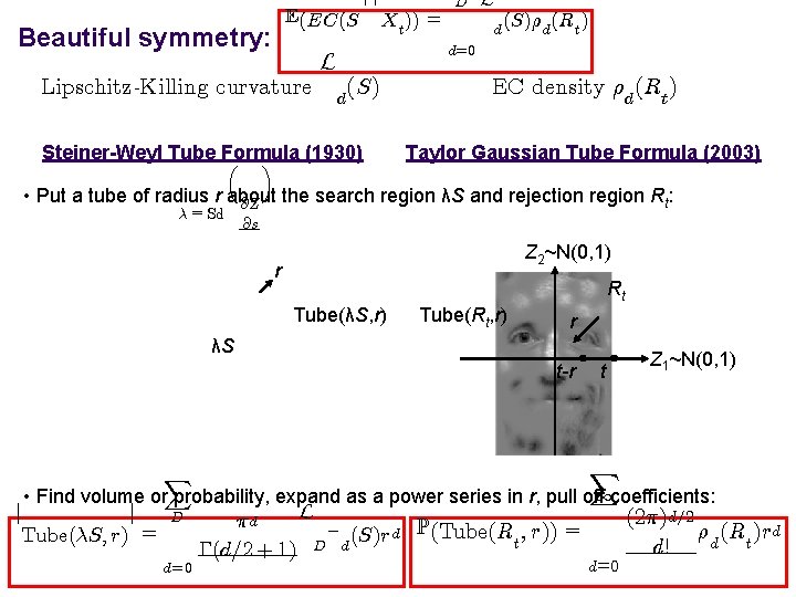E(EC(S Beautiful symmetry: Lipschitz-Killing curvature L d  D Xt )) = L d