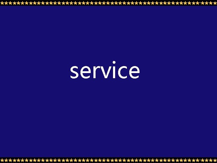 service 