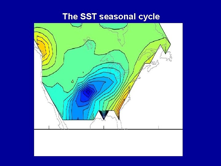 The SST seasonal cycle 