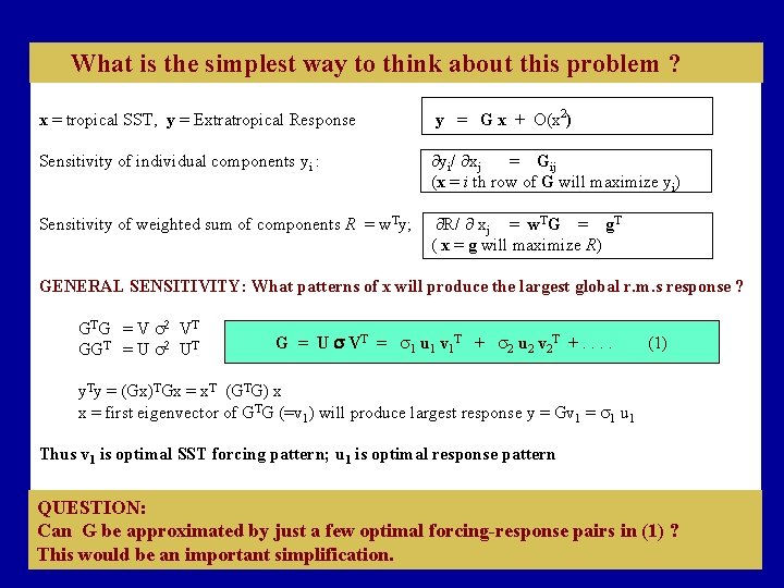 What is the simplest way to think about this problem ? x = tropical