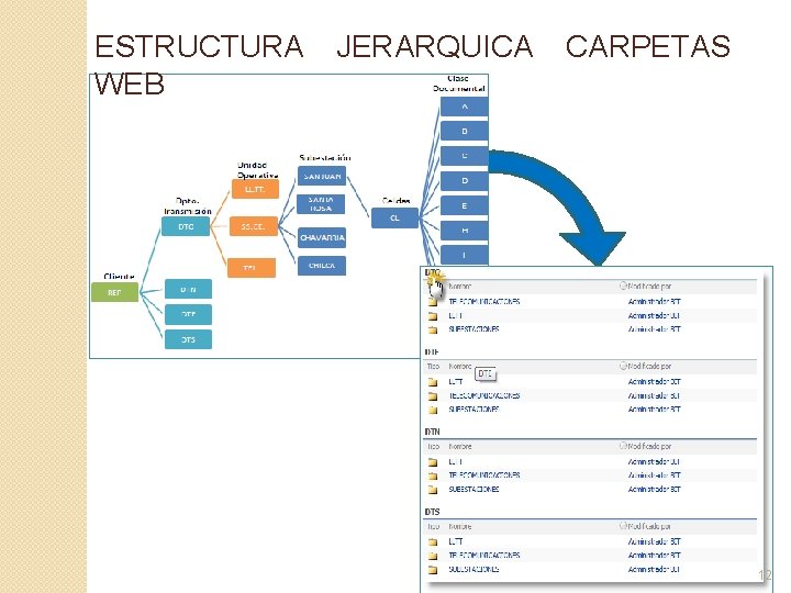 ESTRUCTURA WEB JERARQUICA CARPETAS 12 