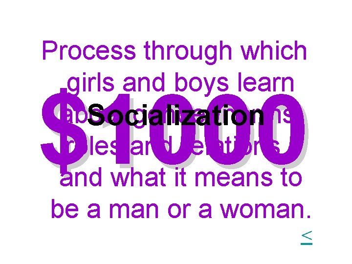 Process through which girls and boys learn about gender norms, Socialization roles and relations Process through which girls and boys learn about gender norms, Socialization roles and relations
