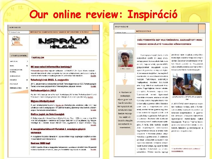 Our online review: Inspiráció 