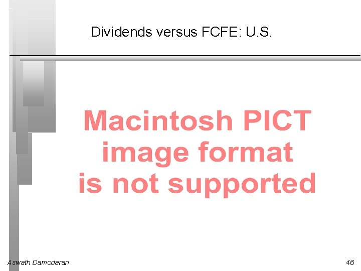 Dividends versus FCFE: U. S. Aswath Damodaran 46 