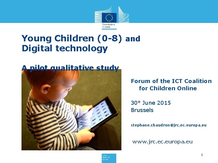 Young Children 0 8 and Digital technology A