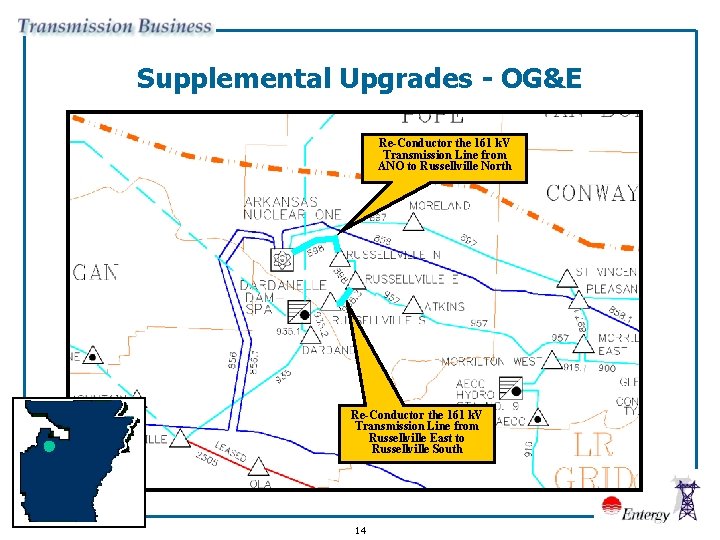 Supplemental Upgrades - OG&E Re-Conductor the 161 k. V Transmission Line from ANO to