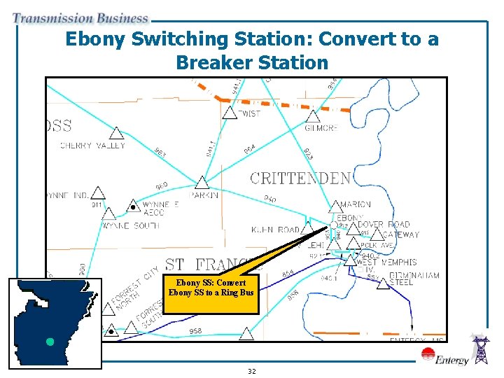 Ebony Switching Station: Convert to a Breaker Station Ebony SS: Convert Ebony SS to