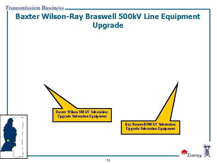 Baxter Wilson-Ray Braswell 500 k. V Line Equipment Upgrade Baxter Wilson 500 k. V