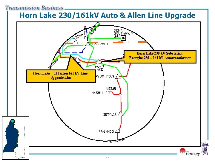 Horn Lake 230/161 k. V Auto & Allen Line Upgrade Horn Lake 230 k.