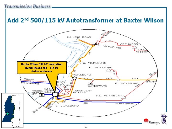 Add 2 nd 500/115 k. V Autotransformer at Baxter Wilson 500 k. V Substation: