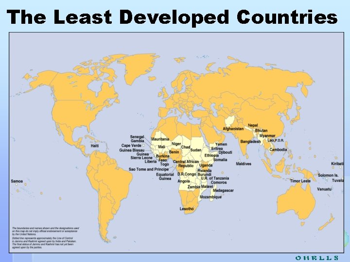 The Least Developed Countries 