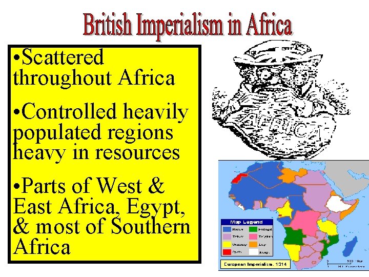  • Scattered throughout Africa • Controlled heavily populated regions heavy in resources •