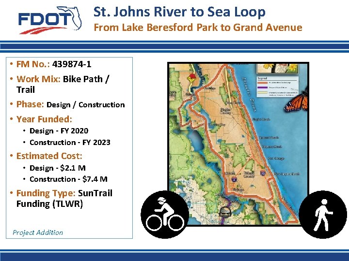 St. Johns River to Sea Loop From Lake Beresford Park to Grand Avenue •