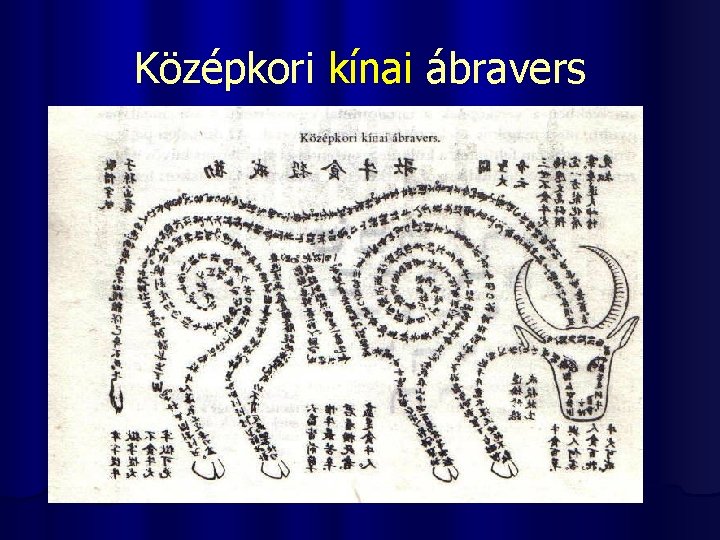 Középkori kínai ábravers 