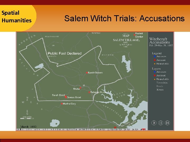 Taipei Spatial 2007 Humanities Salem Witch Trials: Accusations 
