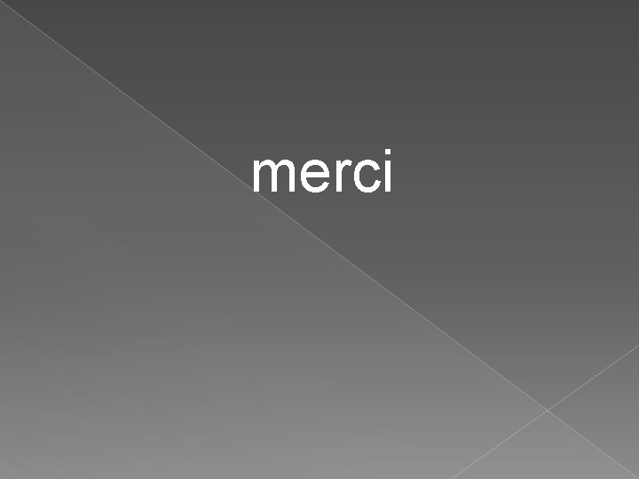 merci merci