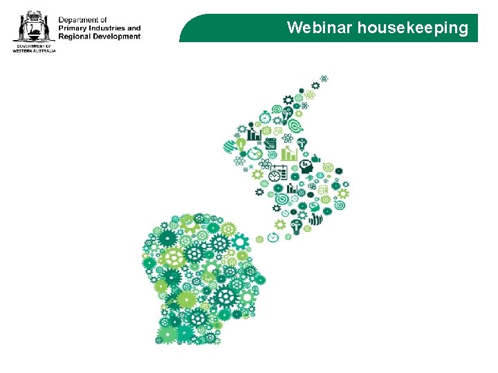 Webinar housekeeping 