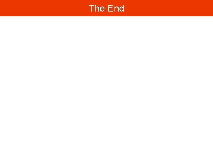The End 