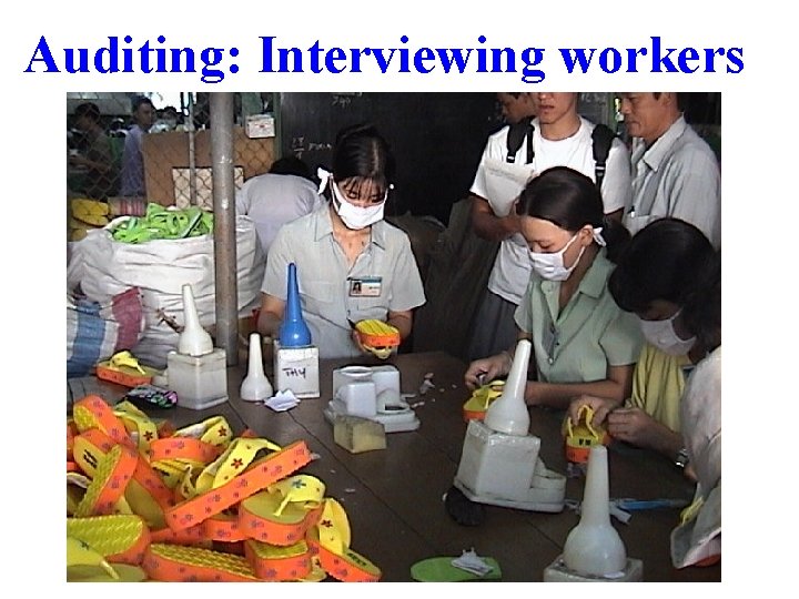 Auditing: Interviewing workers 