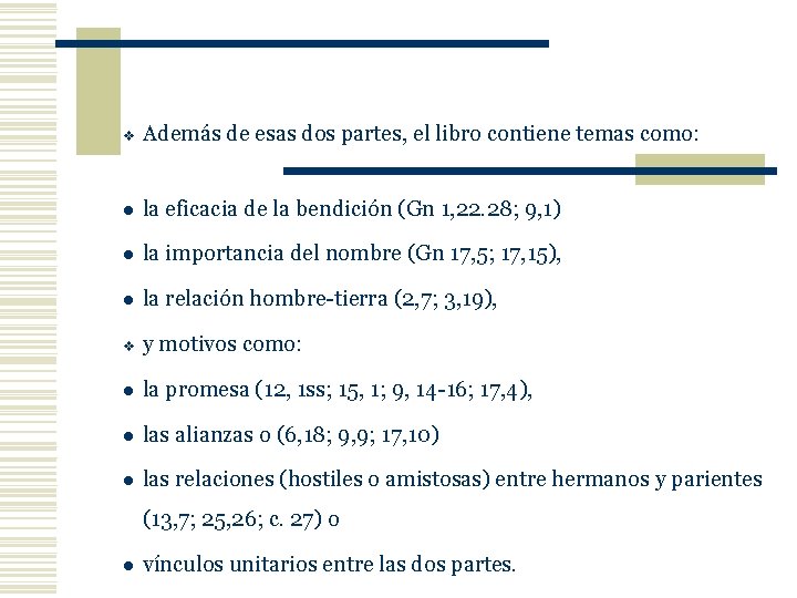 v Además de esas dos partes, el libro contiene temas como: l la eficacia v Además de esas dos partes, el libro contiene temas como: l la eficacia