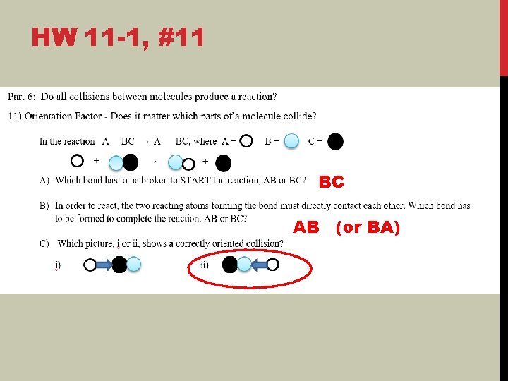 HW 11 -1, #11 BC AB (or BA) HW 11 -1, #11 BC AB (or BA)