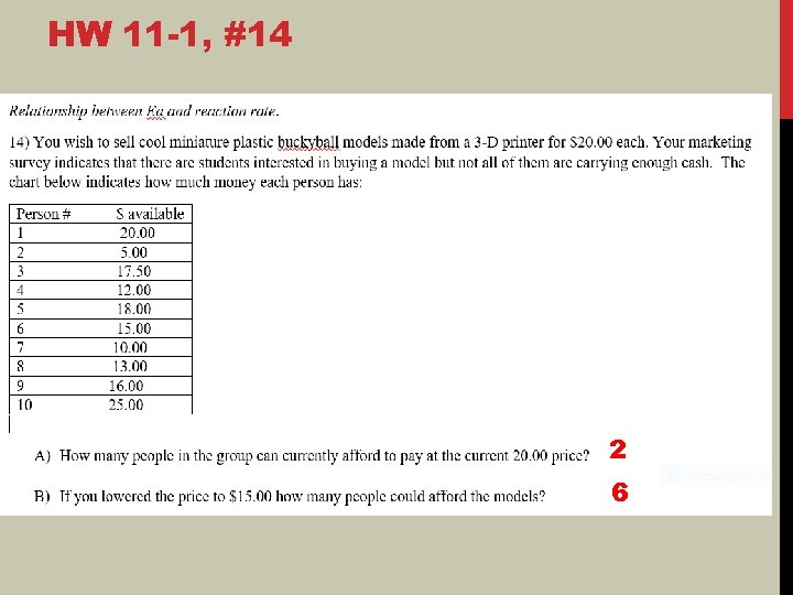 HW 11 -1, #14 2 6 HW 11 -1, #14 2 6
