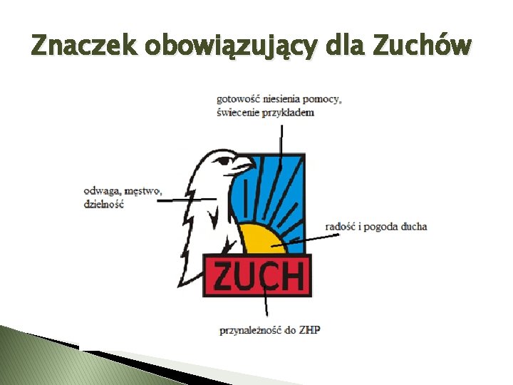 Znaczek obowiązujący dla Zuchów 