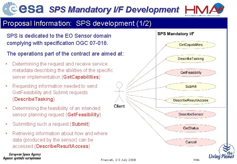 SPS Mandatory I/F Development Proposal Information: SPS development (1/2) SPS is dedicated to the