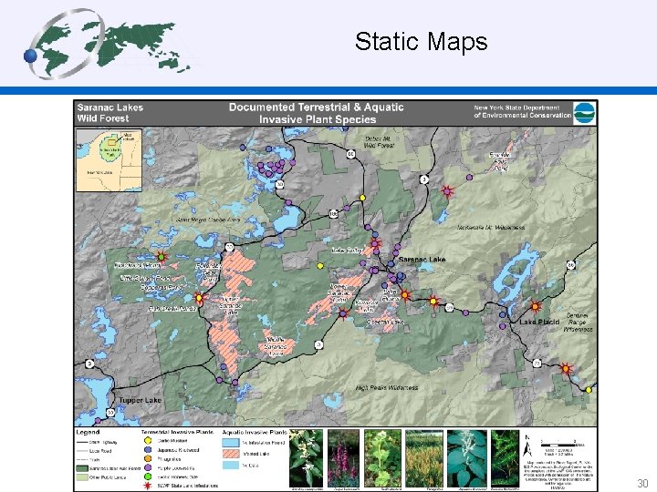  Static Maps More examples of maps Images courtesy of frontierspatial. com 30 