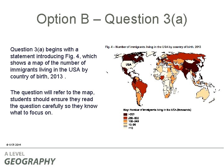 Option B – Question 3(a) begins with a statement introducing Fig. 4, which shows Option B – Question 3(a) begins with a statement introducing Fig. 4, which shows