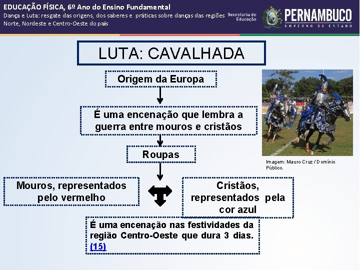 EDUCAÇÃO FÍSICA, 6º Ano do Ensino Fundamental Dança e Luta: resgate das origens, dos