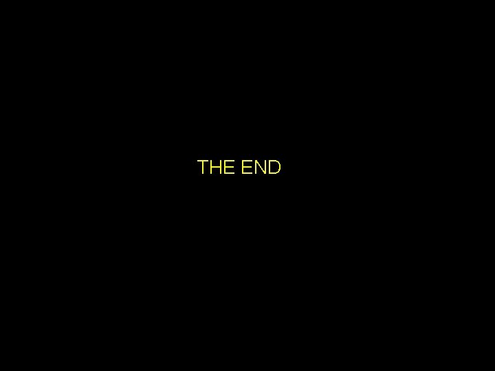 THE END 