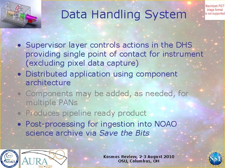 Data Handling System • Supervisor layer controls actions in the DHS providing single point