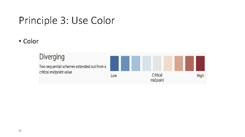 Principle 3: Use Color • Color 36 