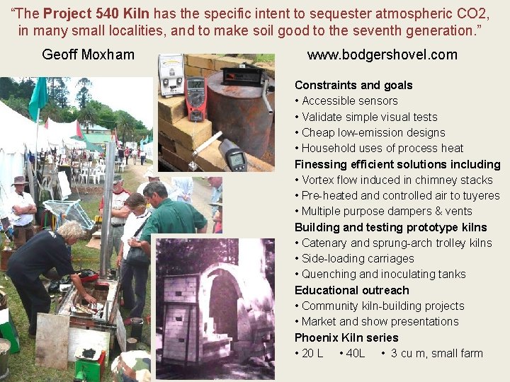 “The Project 540 Kiln has the specific intent to sequester atmospheric CO 2, in