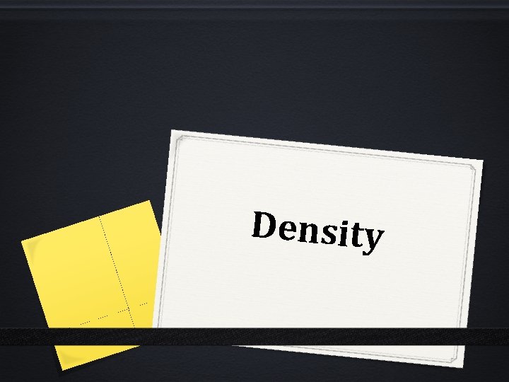 Density 