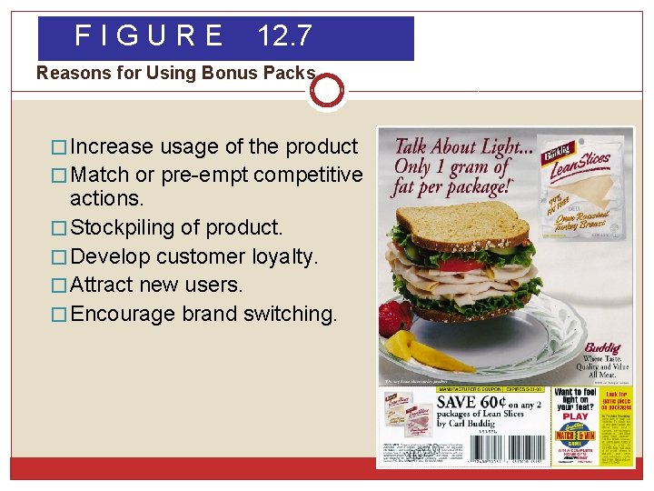 FIGURE 12. 7 Reasons for Using Bonus Packs � Increase usage of the product FIGURE 12. 7 Reasons for Using Bonus Packs � Increase usage of the product