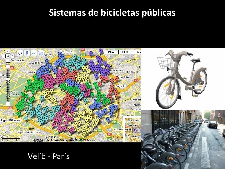 Sistemas de bicicletas públicas Velib - Paris Sistemas de bicicletas públicas Velib - Paris
