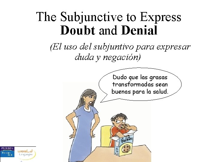 The Subjunctive to Express Doubt and Denial (El uso del subjuntivo para expresar duda