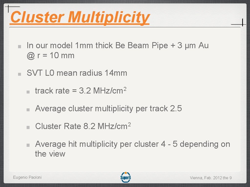 Super B Background Picture E Paoloni Infn Universit