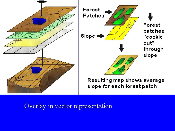 Overlay in vector representation 