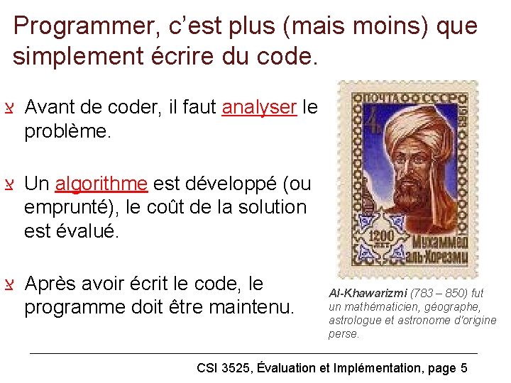 Programmer, c’est plus (mais moins) que simplement écrire du code. צּ Avant de coder,