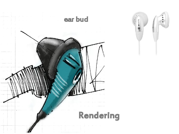 ear bud Rendering 