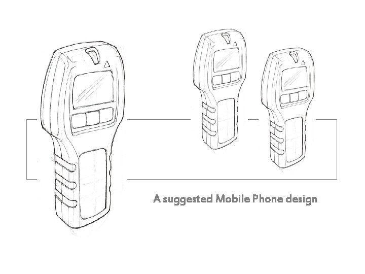 A suggested Mobile Phone design 