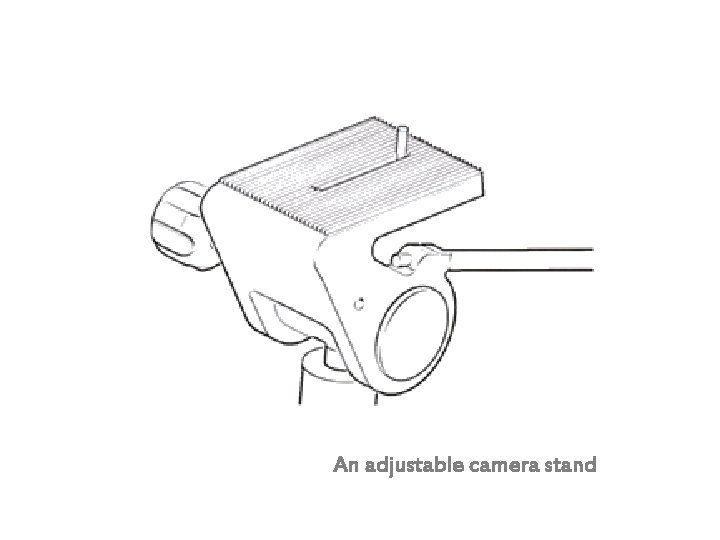 An adjustable camera stand 