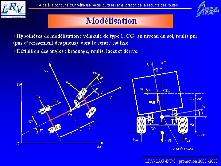 Aide à la conduite d’un véhicule poids lourd et l’amélioration de la sécurité des