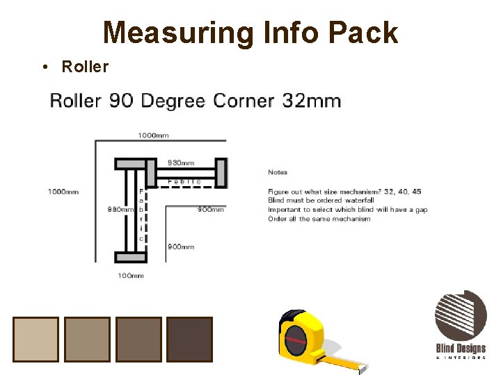 Measuring Info Pack • Roller 