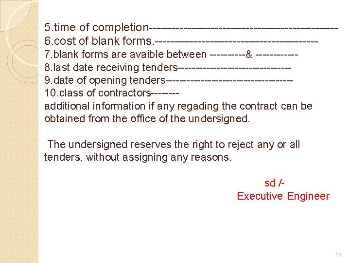 5. time of completion------------------------6. cost of blank forms. ---------------------7. blank forms are avaible between